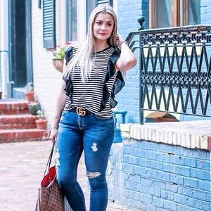 Chelsea28 Short Sleeve Blouse